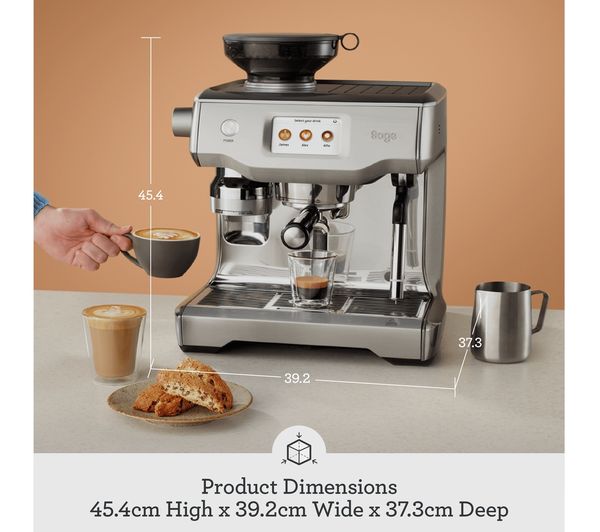 SAGE the Oracle Touch SES990 Bean to Cup Coffee Machine - Stainless Steel