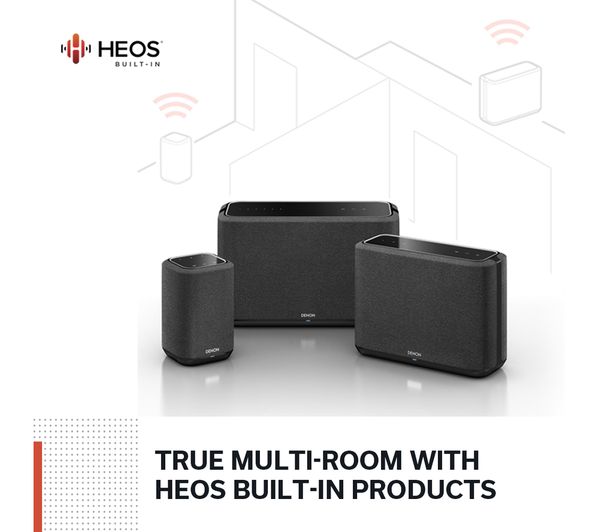 DENON Home 250 Wireless Multi-room Speaker with Amazon Alexa - Black