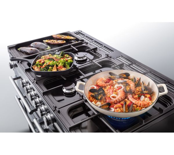 RANGEMASTER Nexus Steam 110 cm Dual Fuel Range Cooker - Slate