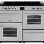BELLING Farmhouse 110E Electric Ceramic Range Cooker - Silver