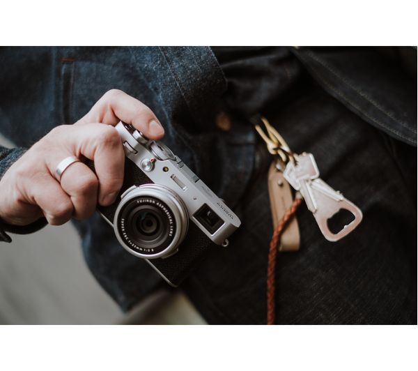 FUJIFILM X100V High Performance Compact Camera - Silver