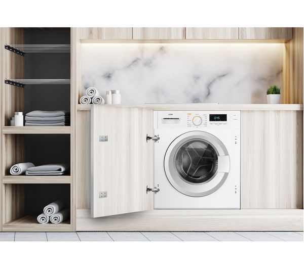LOGIK LI8W6D20 Integrated 8 kg Washer Dryer