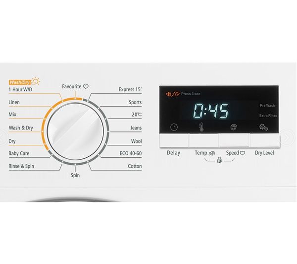 LOGIK LI8W6D20 Integrated 8 kg Washer Dryer