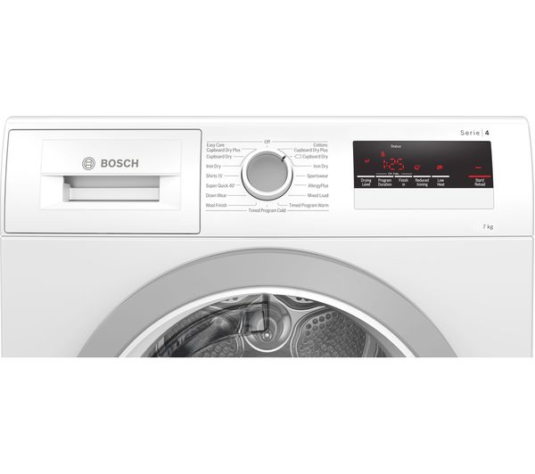 BOSCH WTN85201GB 7 kg Condenser Tumble Dryer - White