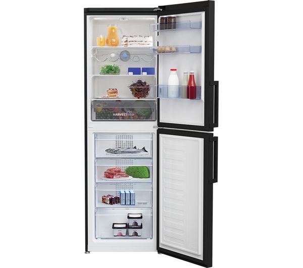 BEKO Pro HarvestFresh CFP3691VB 50 50 Fridge Freezer - Black