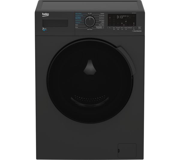 BEKO WDK742421A Bluetooth 7 kg Washer Dryer - Black
