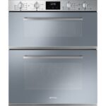 SMEG DUSF400S Electric Built-under Double Oven - Silver