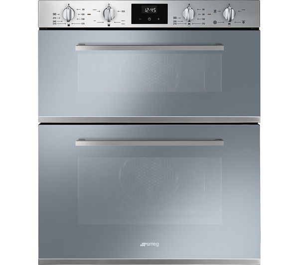 SMEG DUSF400S Electric Built-under Double Oven - Silver