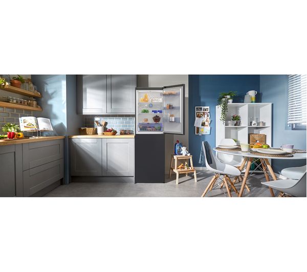 BEKO Pro HarvestFresh CXFG3691VA 50 50 Fridge Freezer - Anthracite
