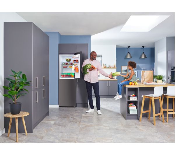 BEKO Pro HarvestFresh CXFG3691VA 50 50 Fridge Freezer - Anthracite