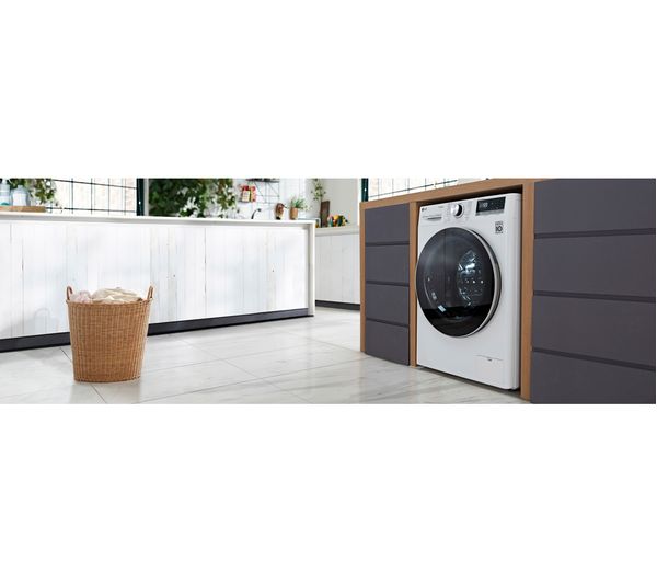LG EZDispense TurboWash with AI DD V7 F4V710WTSA WiFi-enabled 10.5 kg 1400 Spin Washing Machine - White
