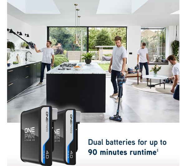 VAX Blade 4 Pet Dual Battery CLSV-B4DP Cordless Vacuum Cleaner – Graphite & Blue