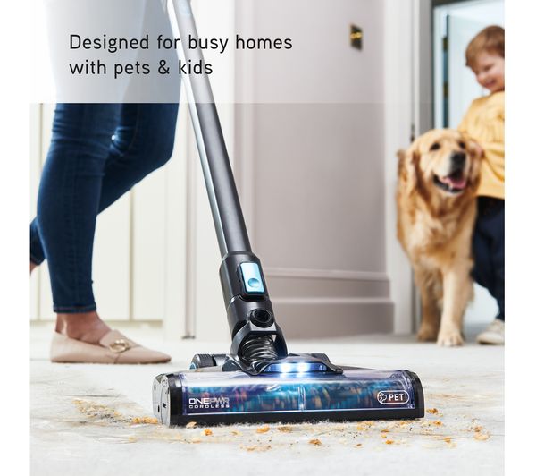 VAX Blade 4 Pet Dual Battery CLSV-B4DP Cordless Vacuum Cleaner – Graphite & Blue
