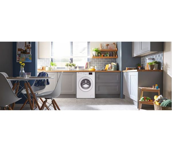 BEKO RecycledTub WTK104121W 10 kg 1400 Spin Washing Machine - White