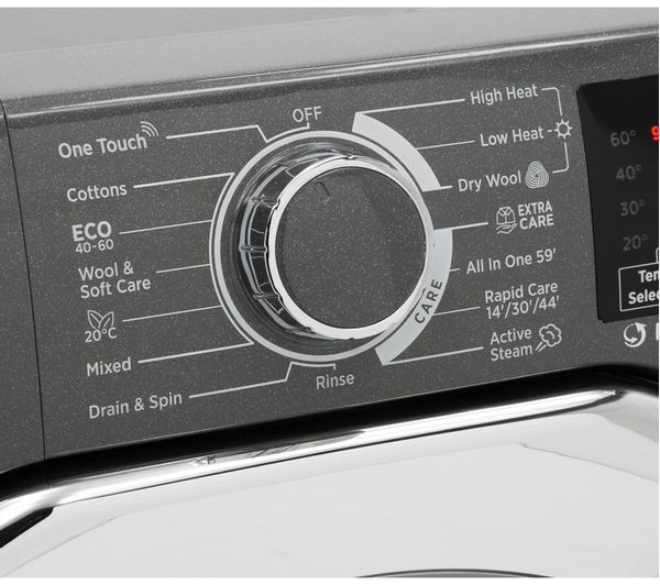 HOOVER H-Wash 300 H3DS696TAMCGE NFC 9 kg Washer Dryer - Graphite