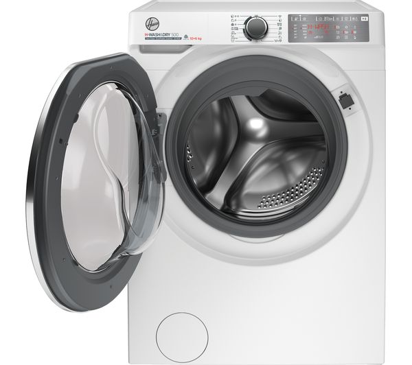 HOOVER H-Wash 500 HDDB 4106AMBC Auto Dosing WiFi-enabled 10 kg Washer Dryer – White