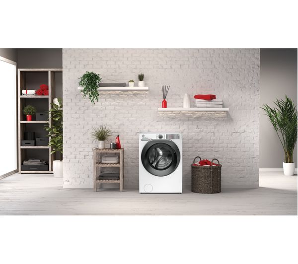 HOOVER H-Wash 500 HDDB 4106AMBC Auto Dosing WiFi-enabled 10 kg Washer Dryer – White