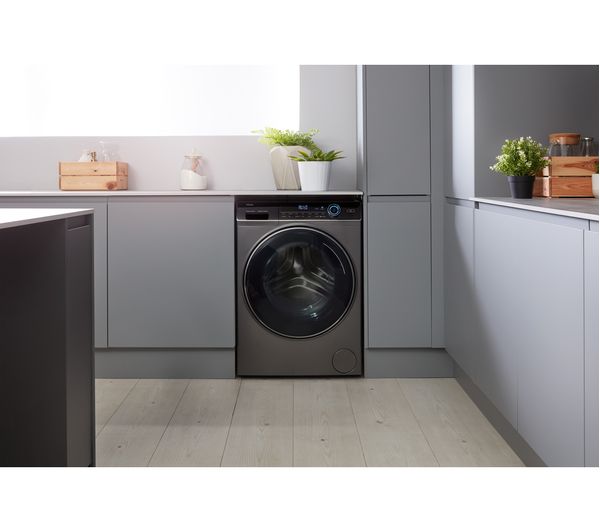 HAIER I-Pro Series 7 HW100-B14979S 10 kg 1400 Spin Washing Machine - Graphite