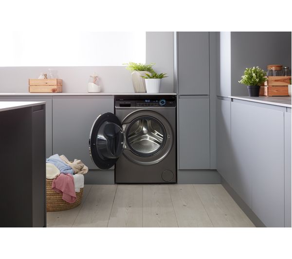 HAIER I-Pro Series 7 HW100-B14979S 10 kg 1400 Spin Washing Machine - Graphite