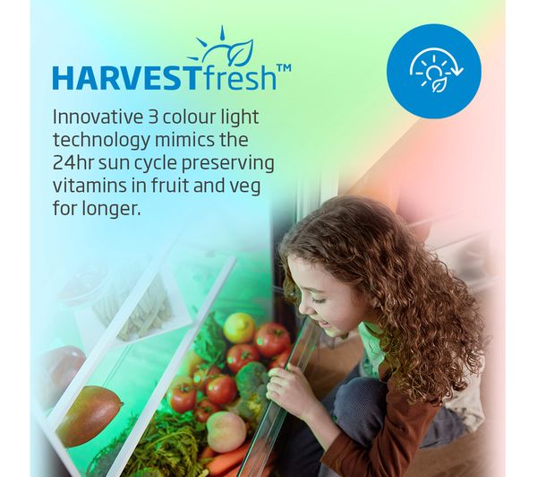 BEKO Pro HarvestFresh CXFG3601VW 50 50 Fridge Freezer - White