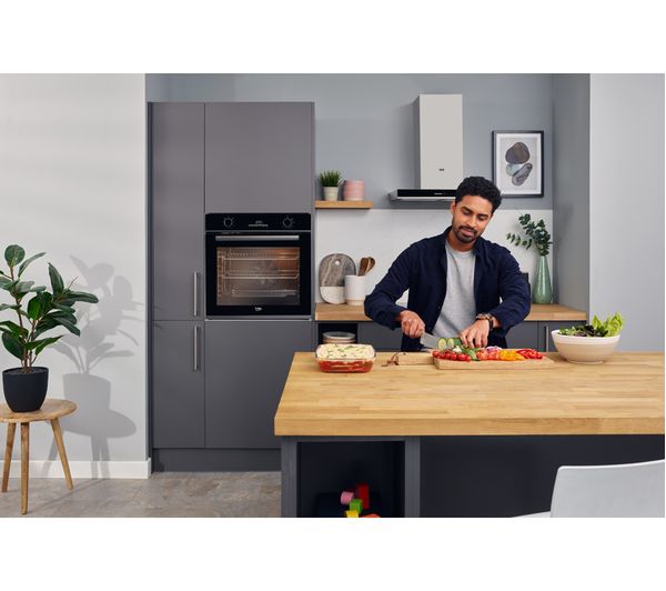 BEKO Pro AeroPerfect RecycledNet BBXIM17300DX Electric Oven - Dark Steel