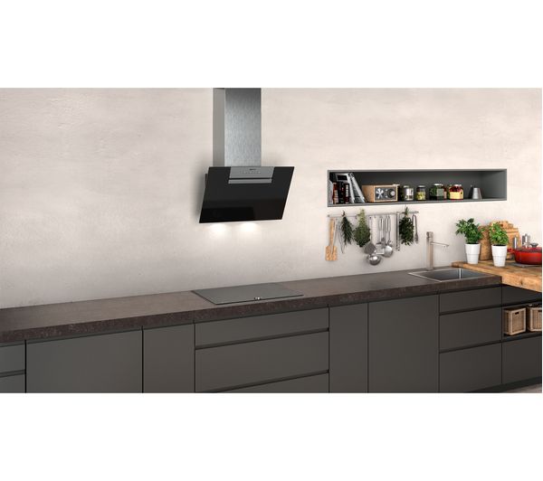 NEFF N30 D65IEE1S0B Chimney Cooker Hood - Black