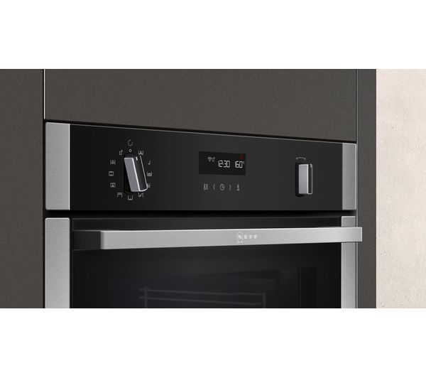 NEFF N50 B6ACH7HH0B Slide&Hide® Electric Pyrolytic Smart Oven - Stainless Steel