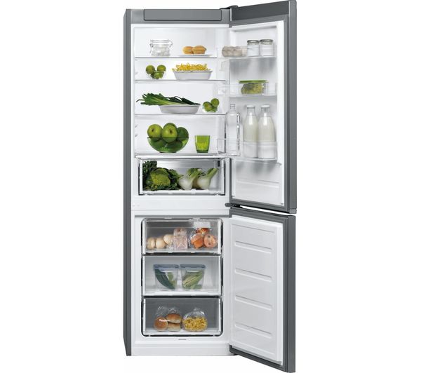 HOTPOINT H1NT 811E OX 1 60 40 Fridge Freezer - Stainless Steel