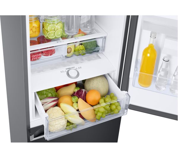 SAMSUNG Series 6 SpaceMax RB38T636DB1 EU 70 30 Fridge Freezer - Black Stainless Steel