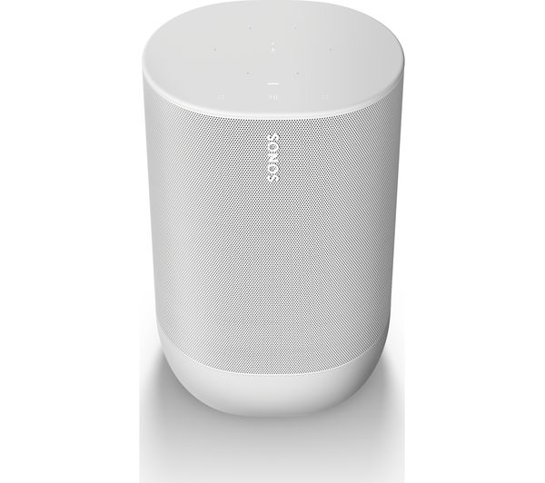 SONOS Move Portable Wireless Multi-room Speaker with Google Assistant & Amazon Alexa - White