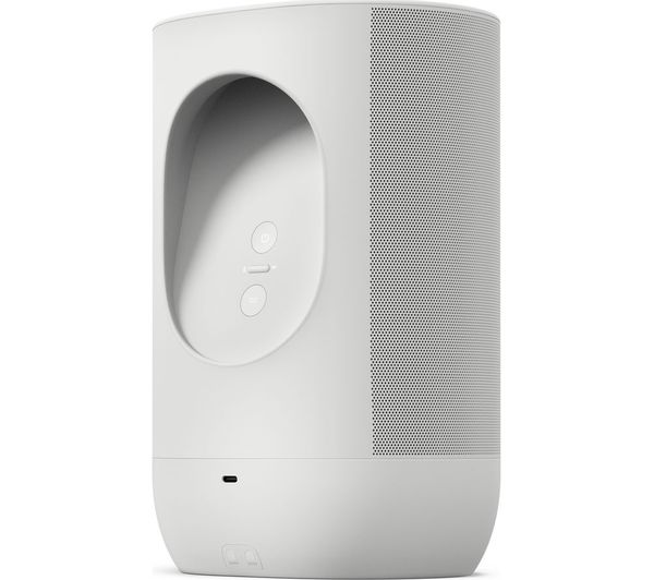 SONOS Move Portable Wireless Multi-room Speaker with Google Assistant & Amazon Alexa - White
