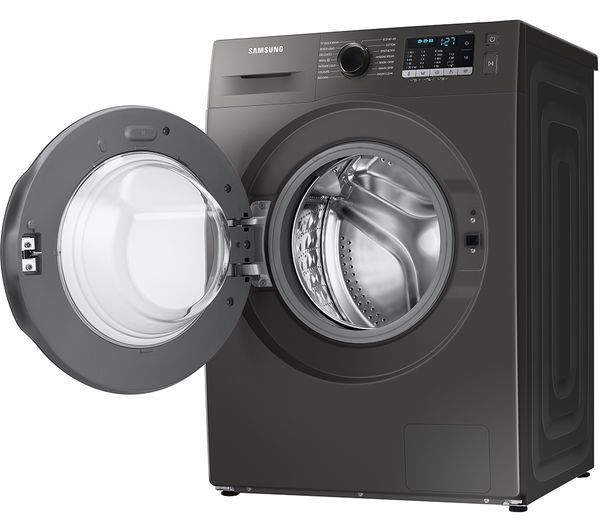 SAMSUNG Series 5 ecobubble WW80TA046AX EU 8 kg 1400 Spin Washing Machine - Graphite