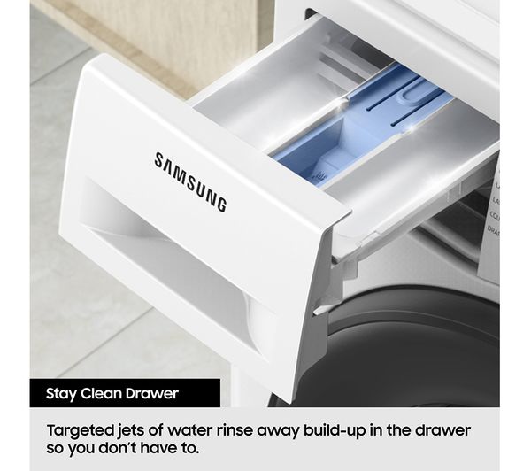 SAMSUNG Series 5 ecobubble WW80TA046AX EU 8 kg 1400 Spin Washing Machine - Graphite