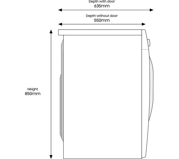 SAMSUNG Series 6 AddWash + Auto Dose WW90T684DLN S1 WiFi-enabled 9 kg 1400 Spin Washing Machine - Graphite