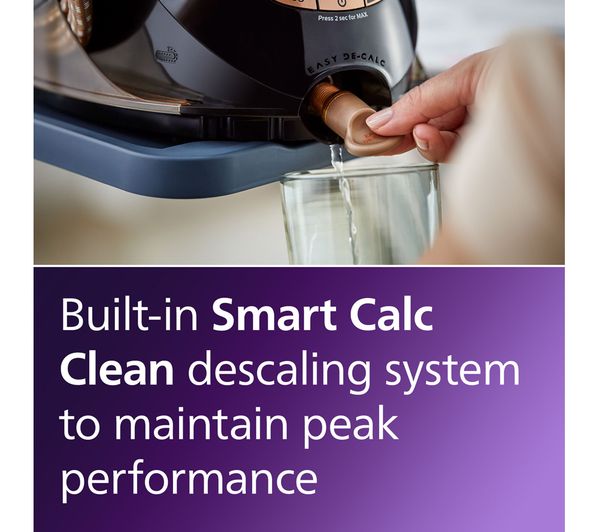 PHILIPS PerfectCare Elite Plus GC9682 86 Steam Generator Iron - Black & Gold