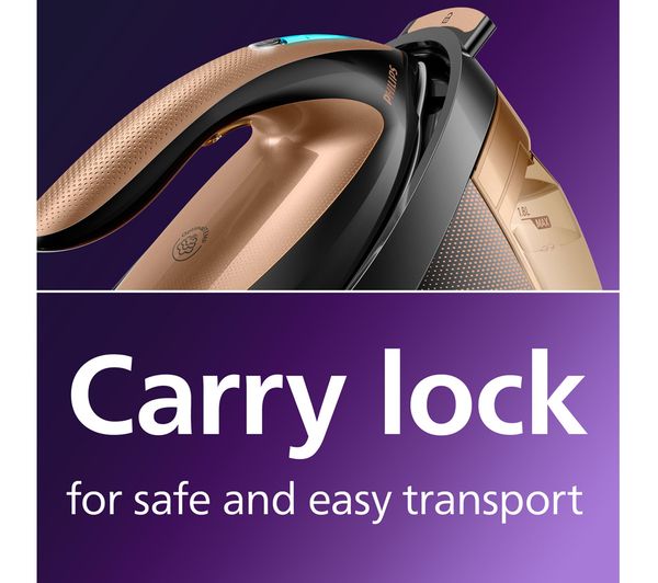 PHILIPS PerfectCare Elite Plus GC9682 86 Steam Generator Iron - Black & Gold