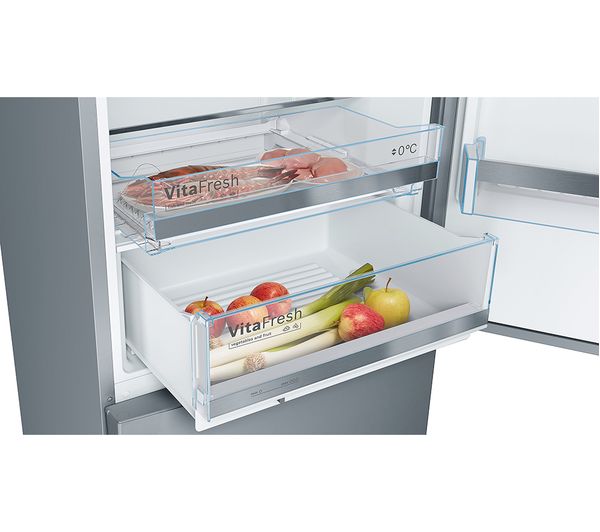 BOSCH KGE49AICAG 60 40 Fridge Freezer - Inox