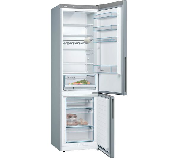 BOSCH Series 4 KGV39VLEAG 70 30 Fridge Freezer - Inox