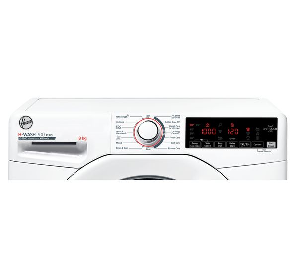 HOOVER H-Wash 300 H3W 68TME NFC 8 kg 1600 Spin Washing Machine - White