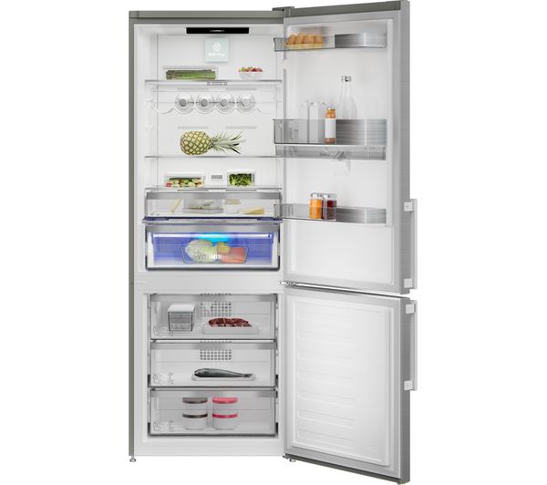 GRUNDIG BioFridge VitaminZone GKN67920DX 60 40 Fridge Freezer - Stainless Steel