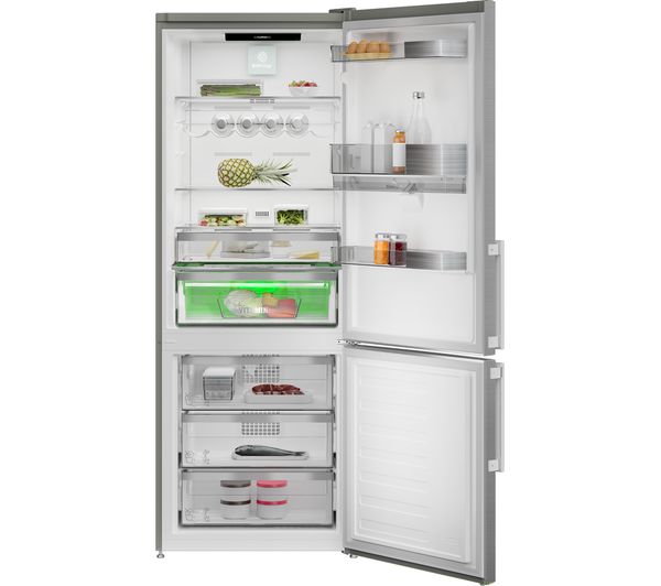 GRUNDIG BioFridge VitaminZone GKN67920DX 60 40 Fridge Freezer - Stainless Steel