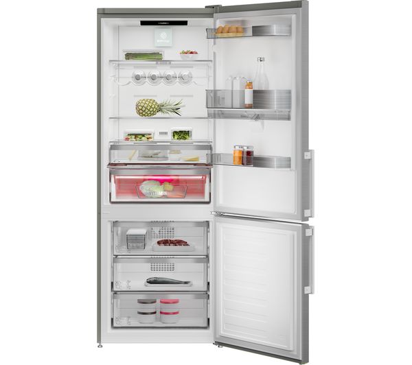 GRUNDIG BioFridge VitaminZone GKN67920DX 60 40 Fridge Freezer - Stainless Steel