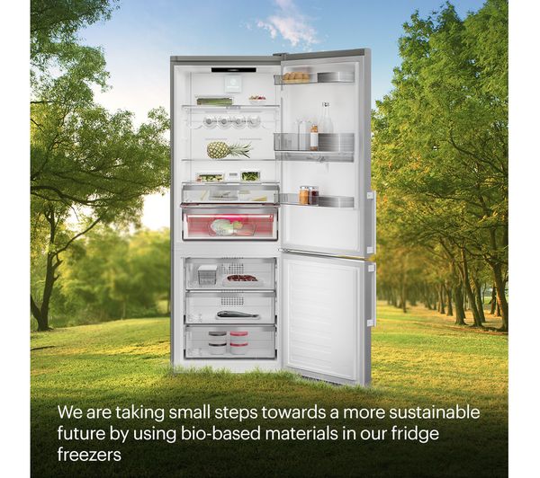 GRUNDIG BioFridge VitaminZone GKN67920DX 60 40 Fridge Freezer - Stainless Steel
