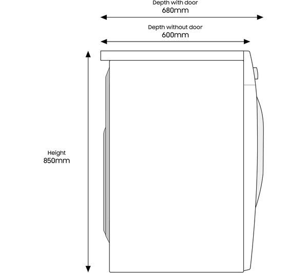 SAMSUNG Series 9 QuickDrive WW90T986DSH S1 WiFi-enabled 9 kg 1600 Spin Washing Machine - White