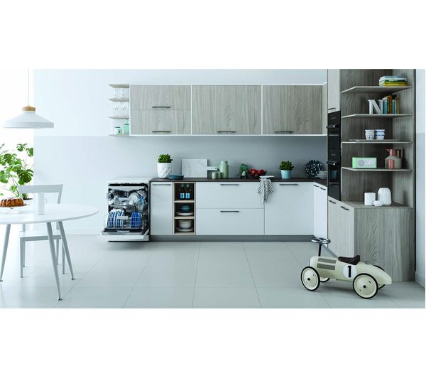 INDESIT DFO 3T133 F UK Full-size Dishwasher - White