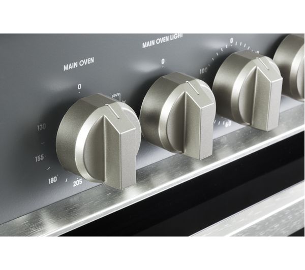 KENWOOD CK407GSL 90 cm Gas Range Cooker - Slate Grey & Chrome