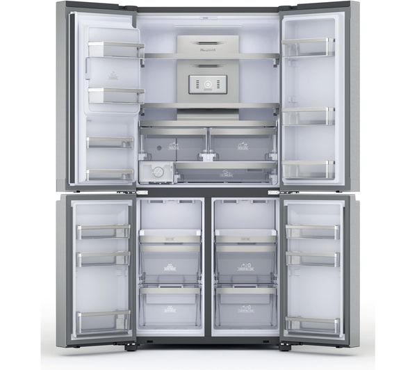 HOTPOINT HQ9I MO1L UK Fridge Freezer - Stainless Steel
