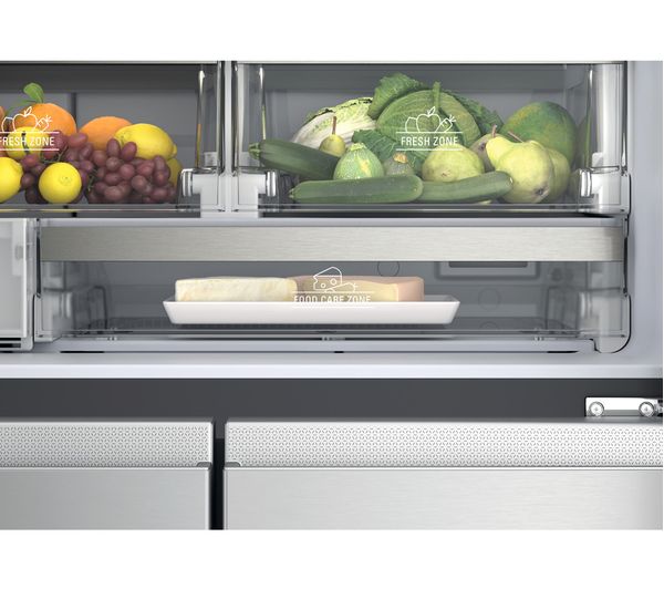 HOTPOINT HQ9I MO1L UK Fridge Freezer - Stainless Steel