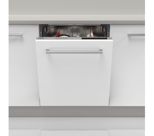 SHARP QW-NI14I47EX-EN Full-size Integrated Dishwasher