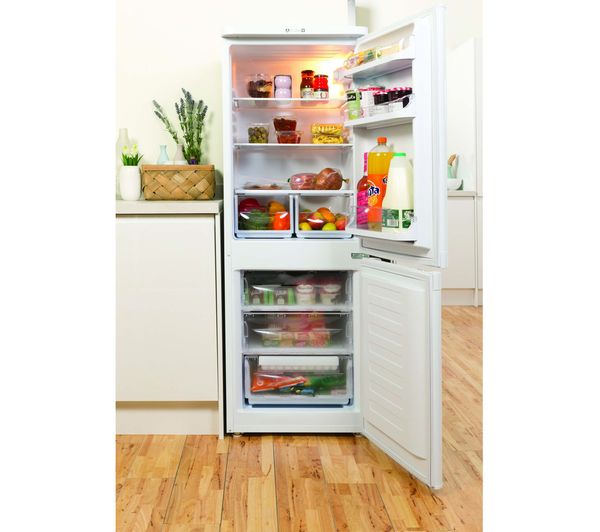 INDESIT IBD 5515 W 1 60 40 Fridge Freezer - White
